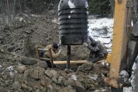 Установка кессона