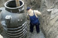 Регулируем высоту установки кессона